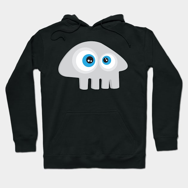 Silly Halloween Skull Design for Halloween Hoodie by Uncle Fred Design